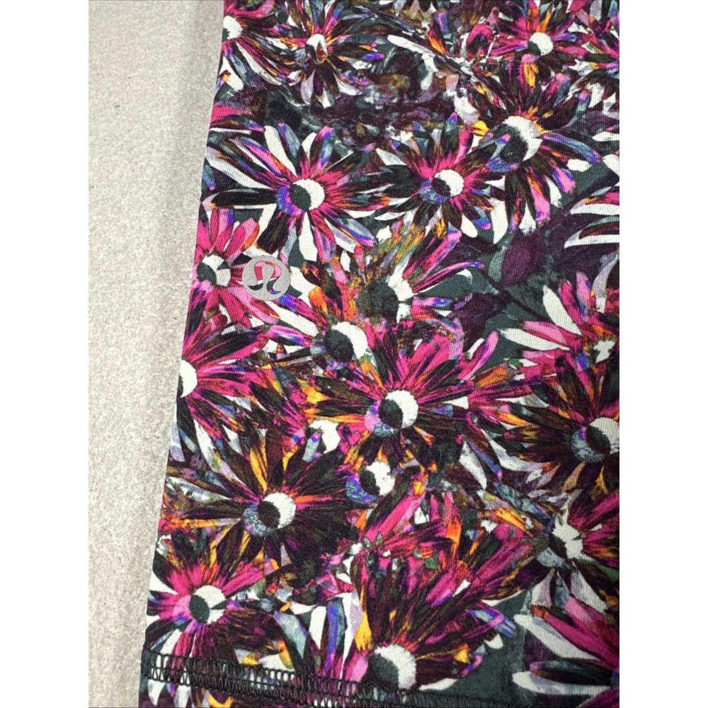 Lululemon Size 12 Base Pace High-Rise Tight 25" Floral Electric Multi No Tag - Picture 6 of 8
